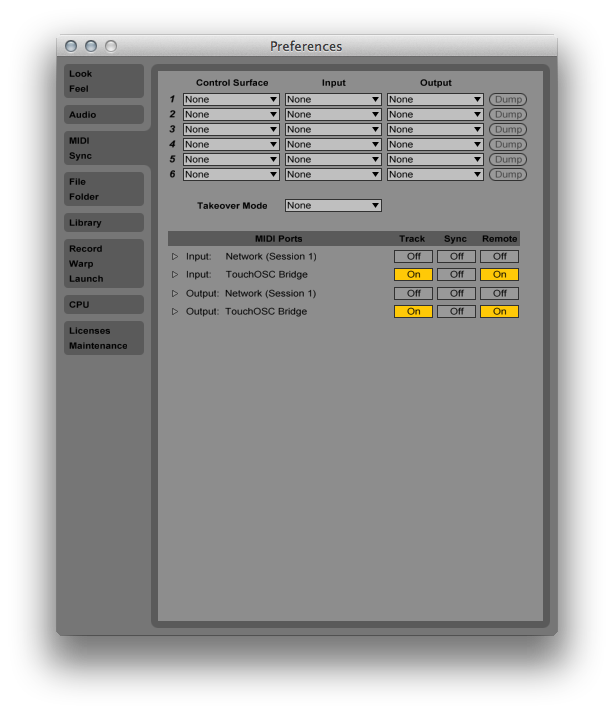 ableton live setup